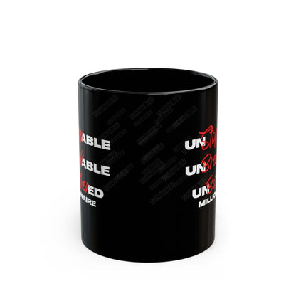 Unstoppable Millionaire (Black mug)