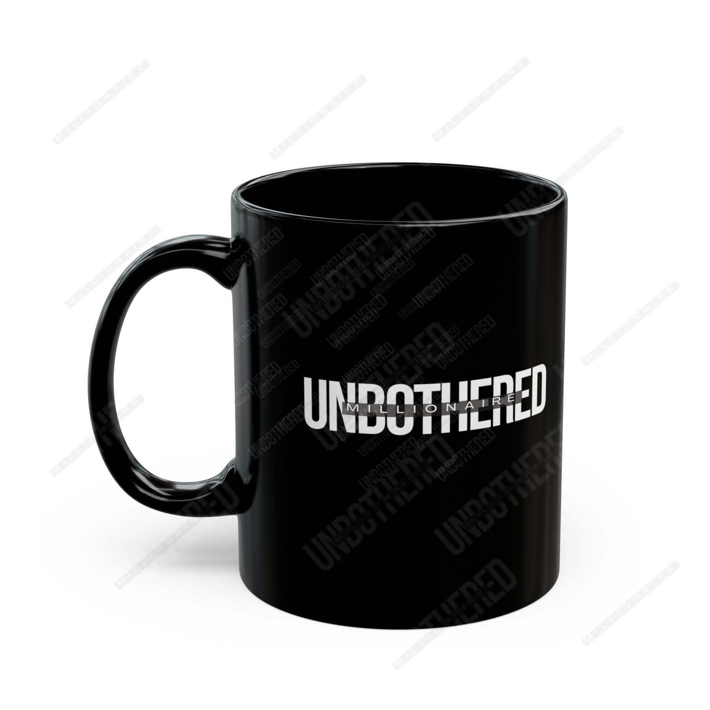 Unbothered Millionaire (Black Mug (11oz, 15oz)