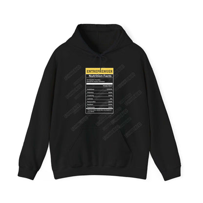 Entrepreneur Nutrition Facts (Hooded Sweatshirt)