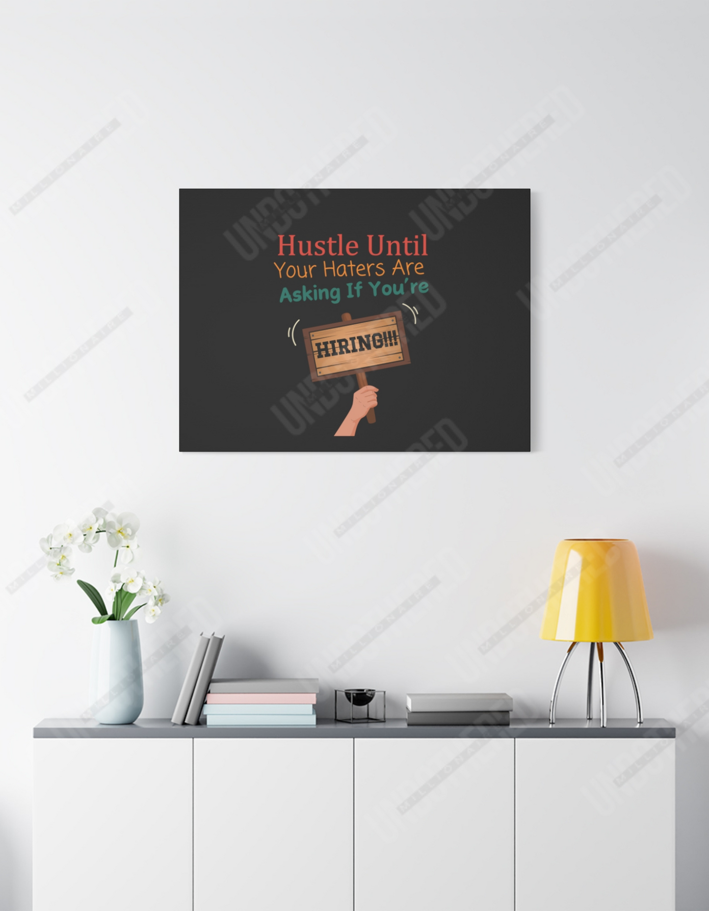 Hustle Until (Matte Canvas, Stretched, 1.25")