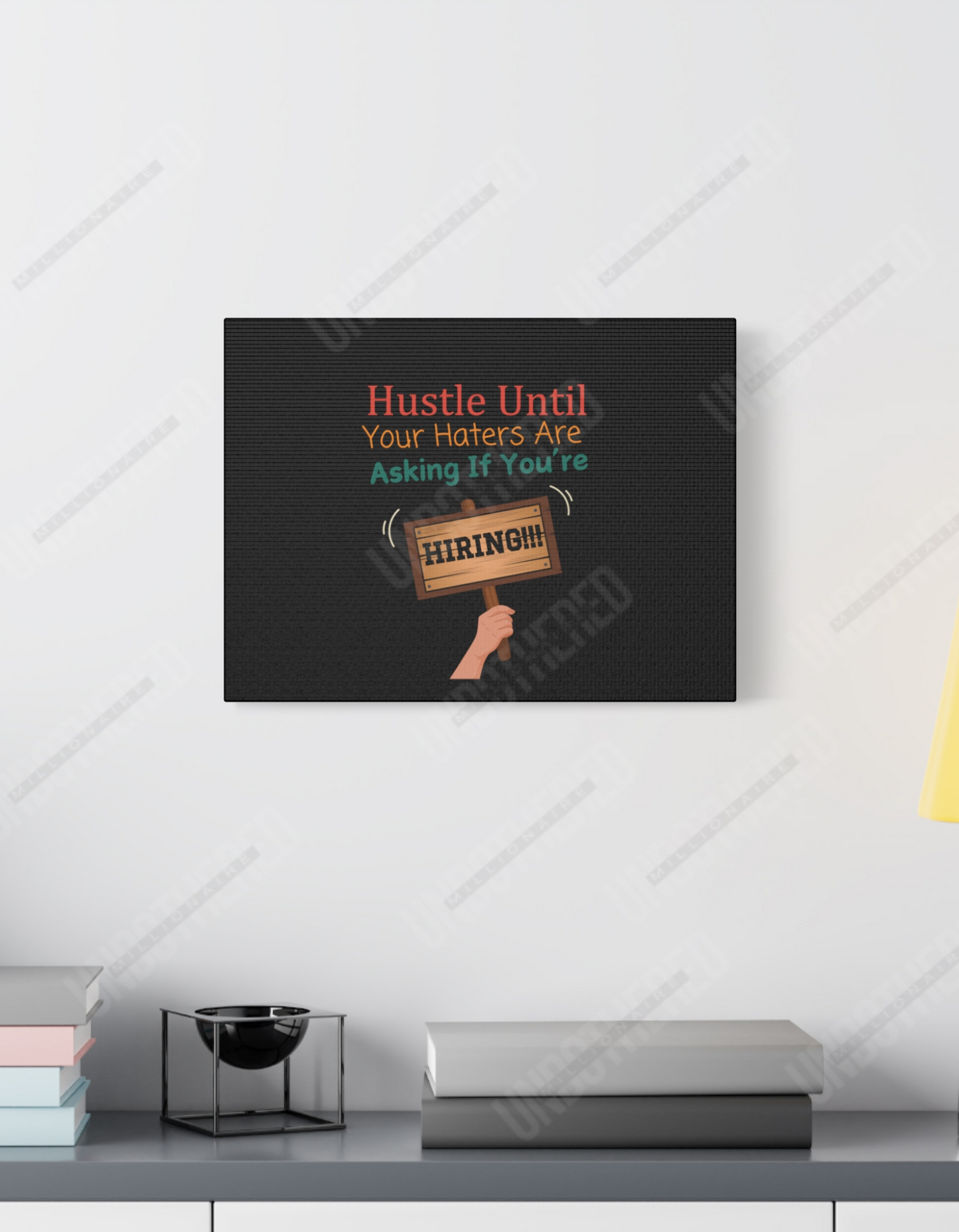 Hustle Until (Matte Canvas, Stretched, 1.25")