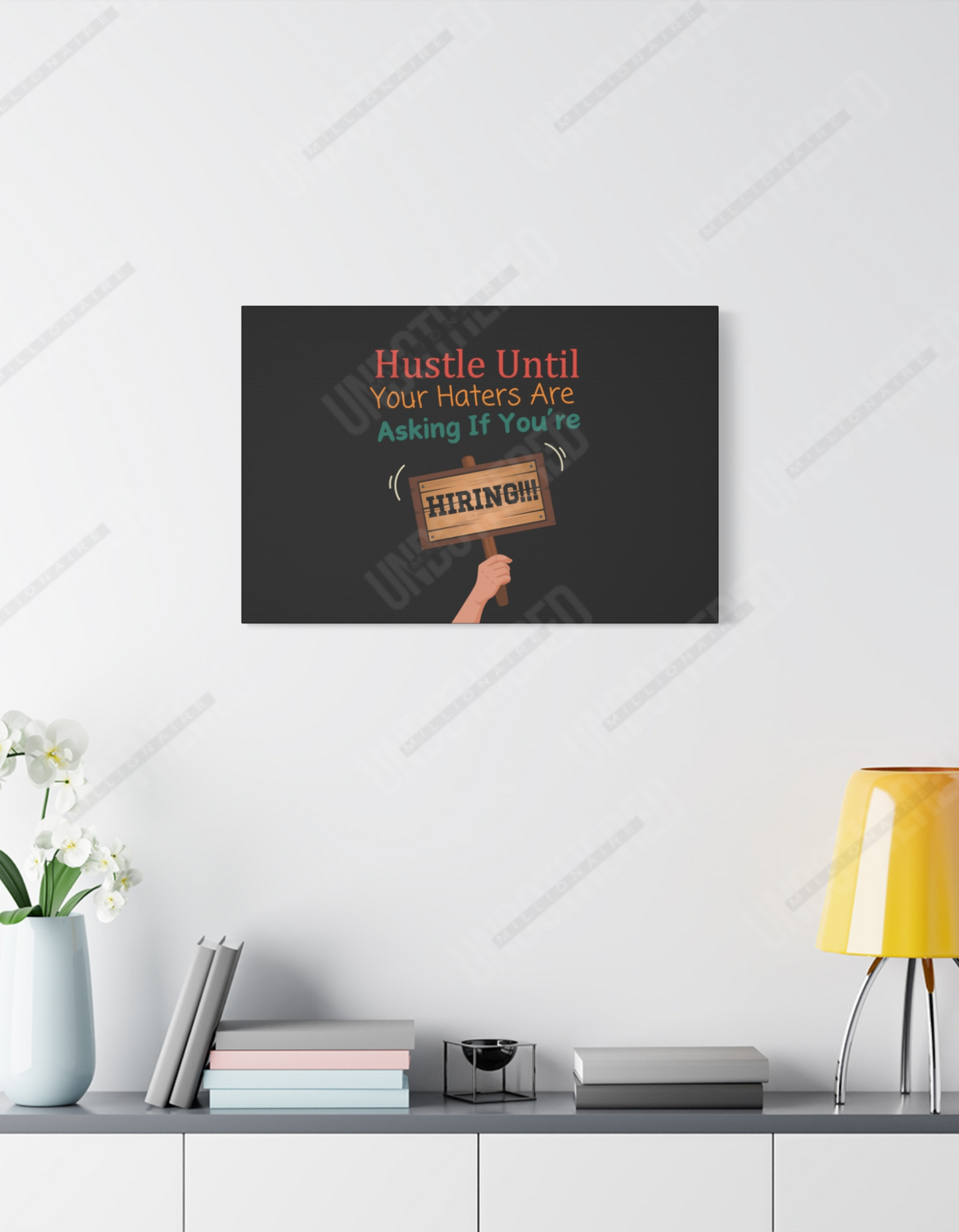 Hustle Until (Matte Canvas, Stretched, 1.25")