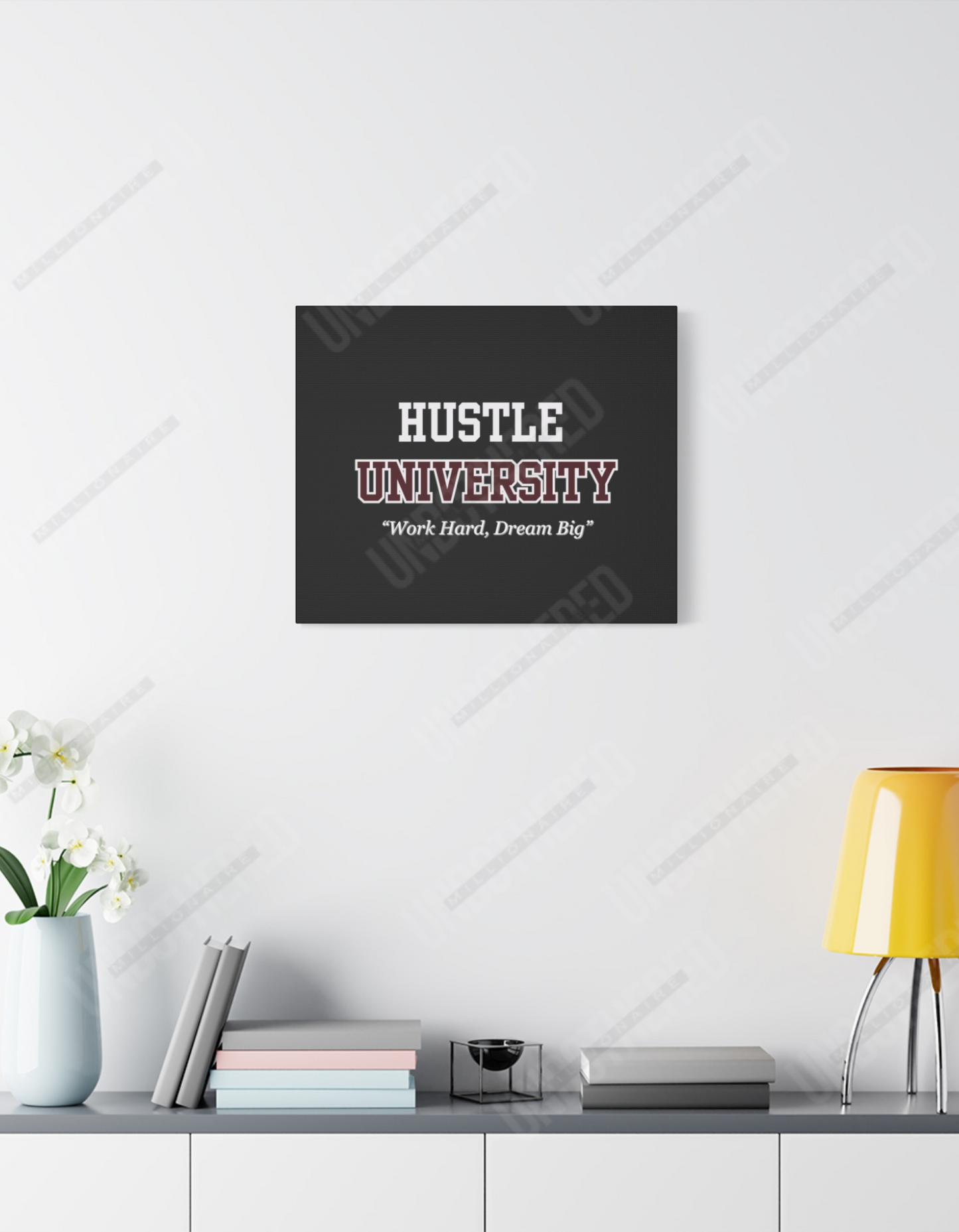 Hustle University (Matte Canvas, Stretched, 1.25")