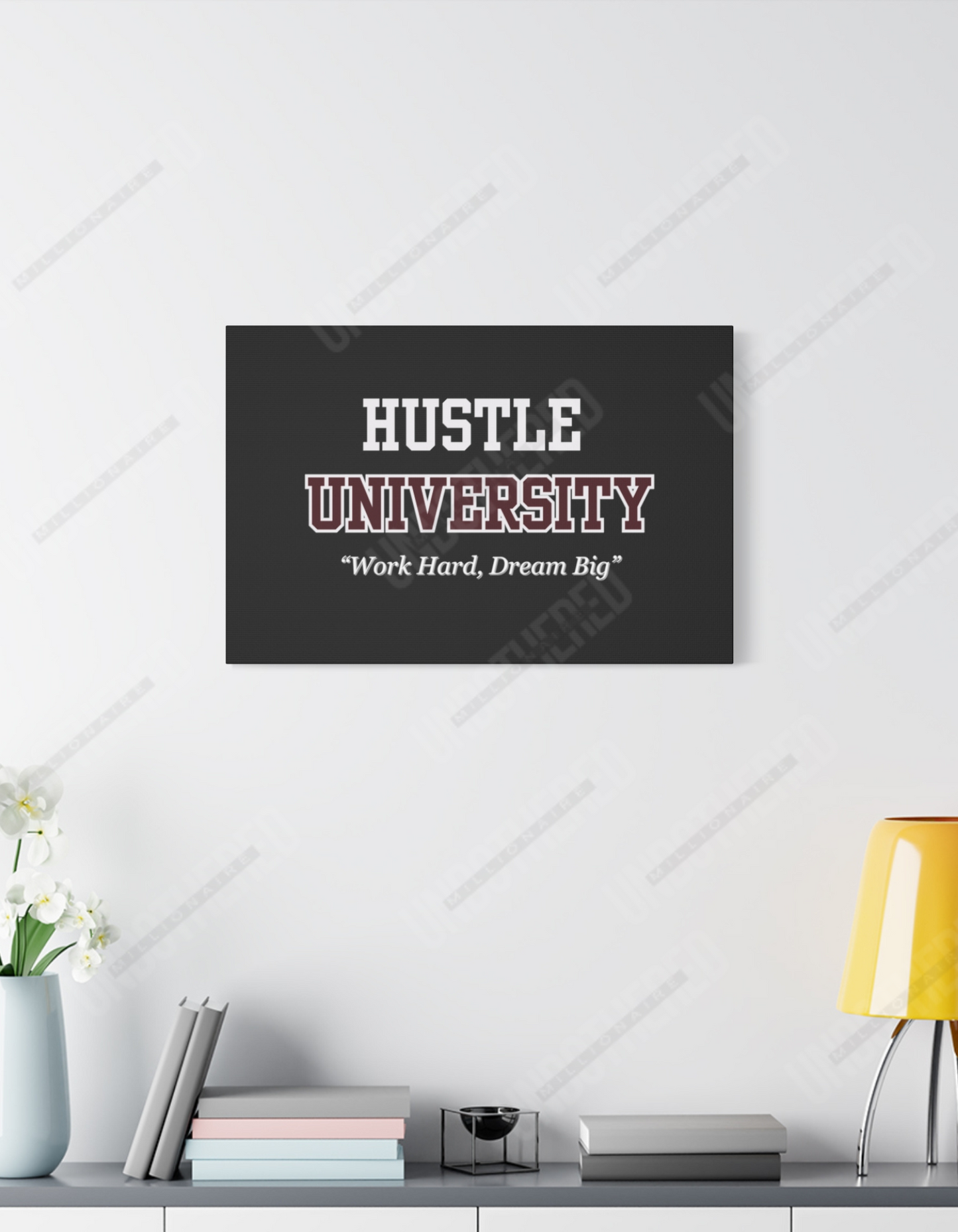 Hustle University (Matte Canvas, Stretched, 1.25")