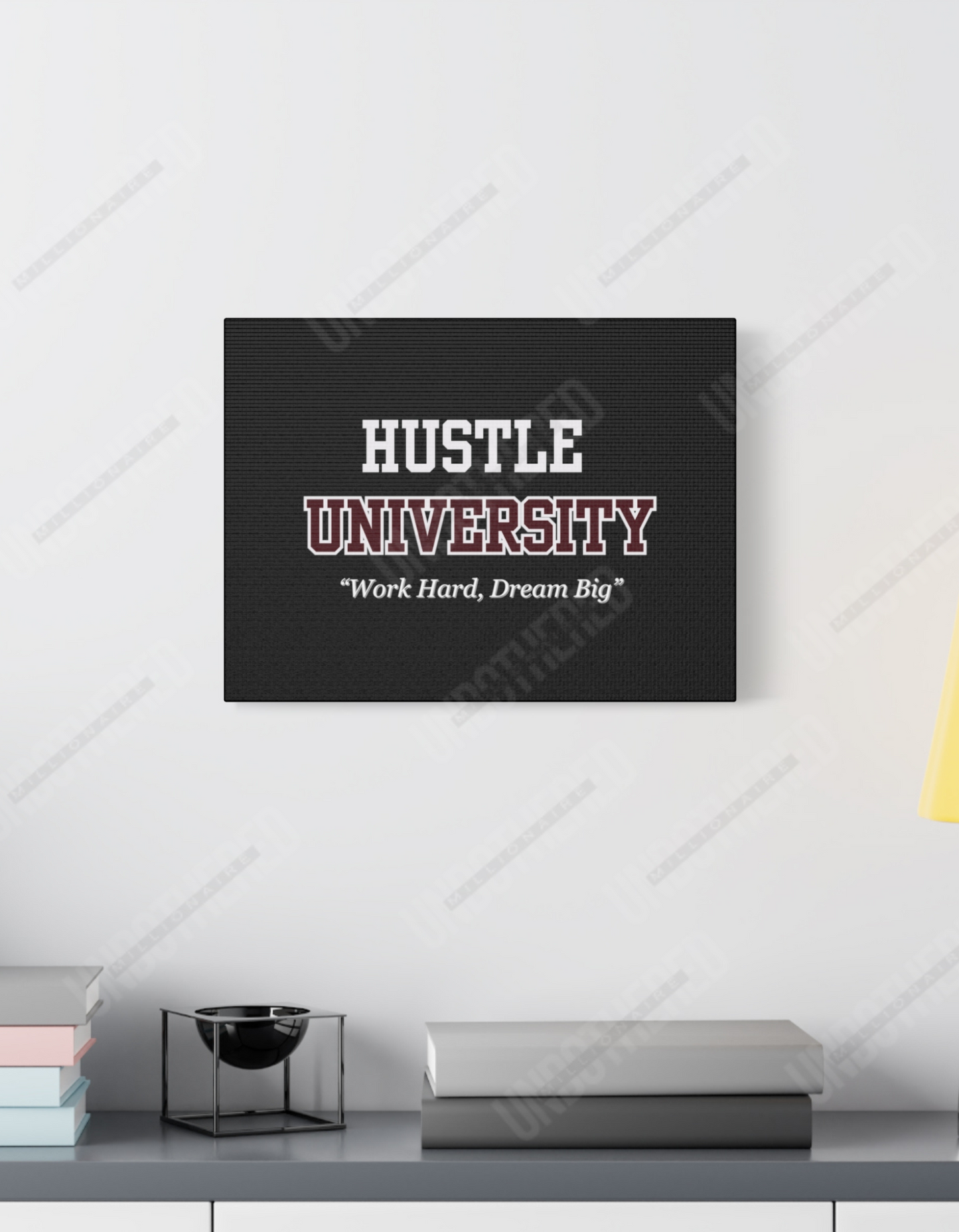 Hustle University (Matte Canvas, Stretched, 1.25")