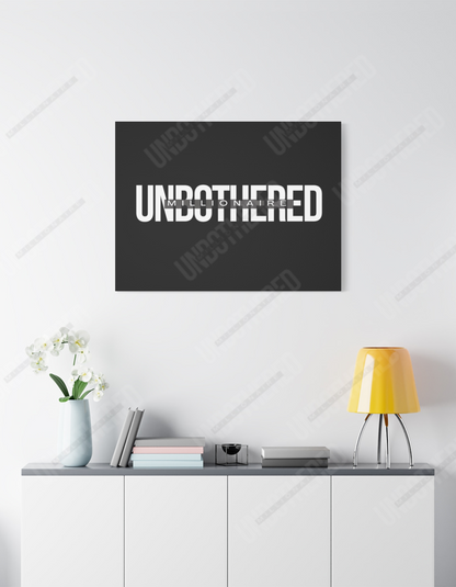 Unbothered Millionaire (Matte Canvas, Stretched, 1.25")