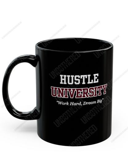 Hustle University  (Black Mug (11oz, 15oz)