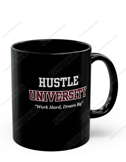 Hustle University  (Black Mug (11oz, 15oz)