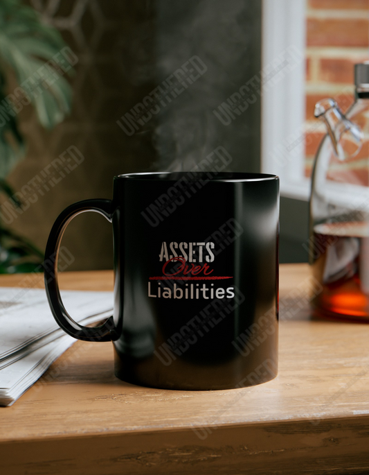 Assets Over Liabilities Mug